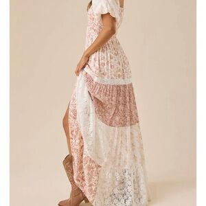 NEW Altar’d State Floral Cherish Maxi Dress Size Large Available NWT